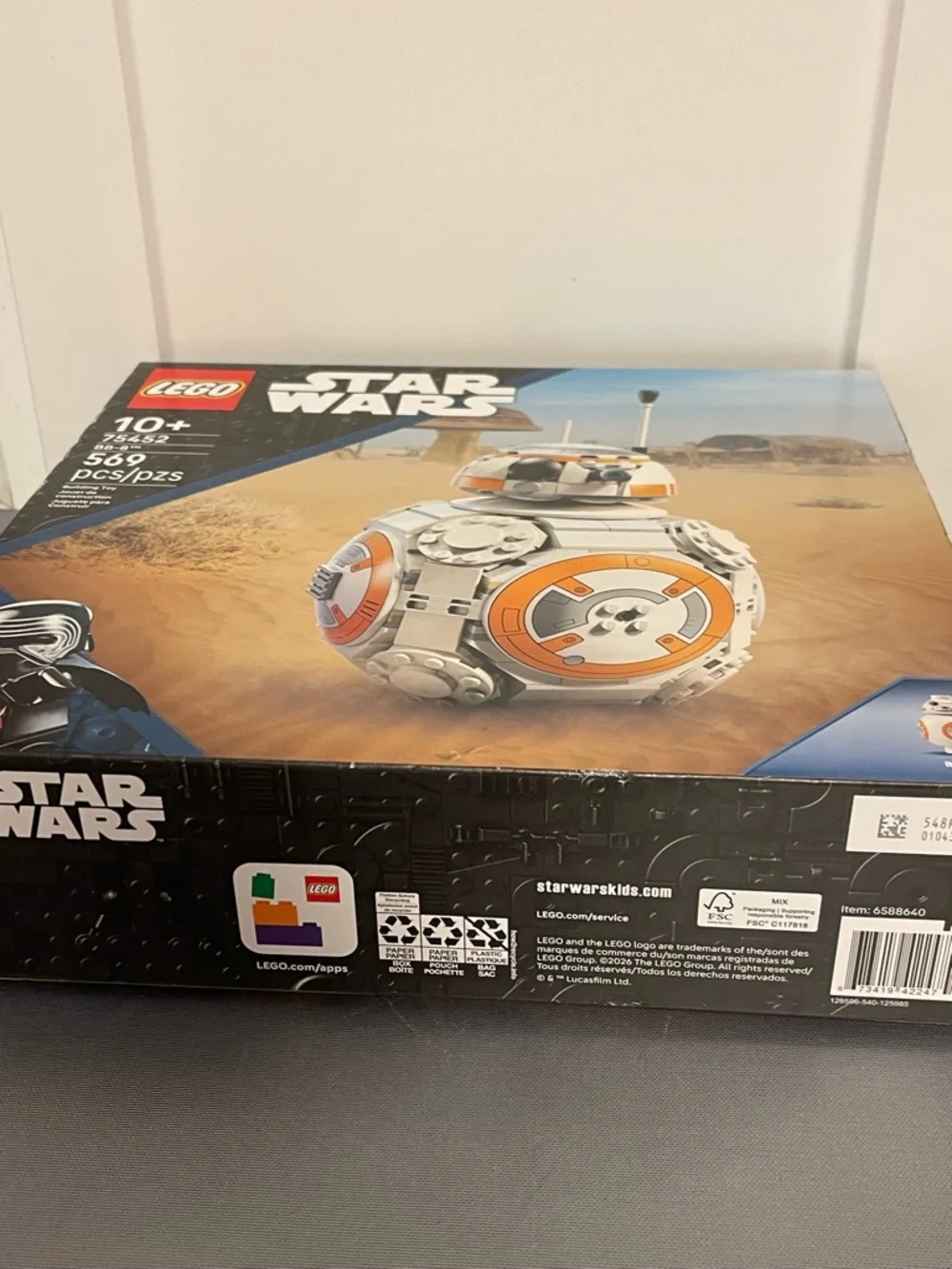 LEGO Star Wars BB-8 Astromech Droid Building Set – 75452 569Pcs 10+ NIB Sealed